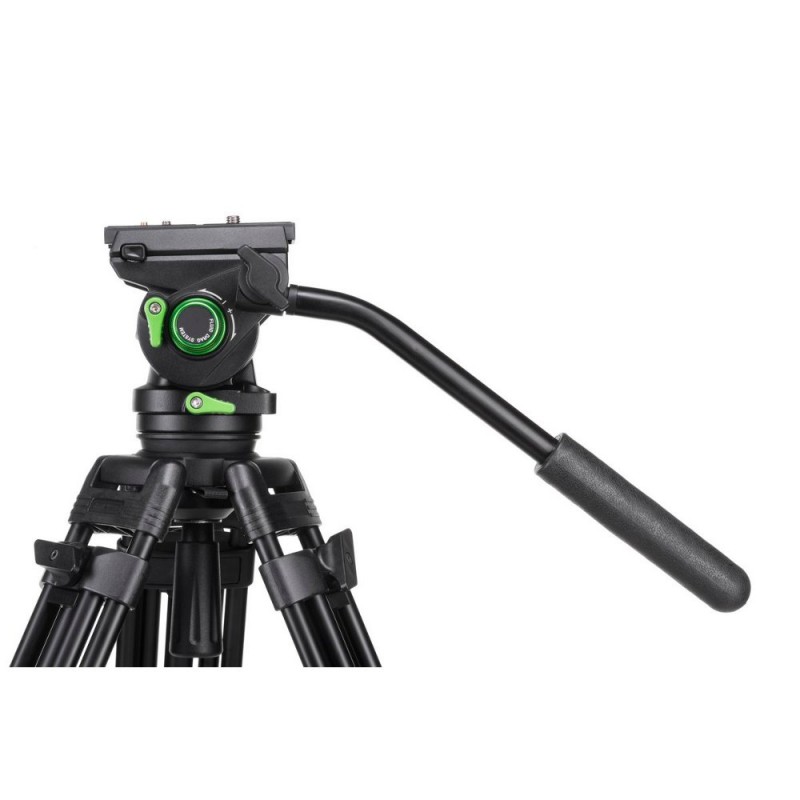 NEEWER Fluidkopf Für Videostativ, Fluid Stativkopf Mit 360