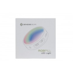 Kieszonkowa lampa LED Genesis Gear RGB Pill opakowanie