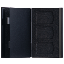 Genesis Gear Card Storage Box 6SD Black