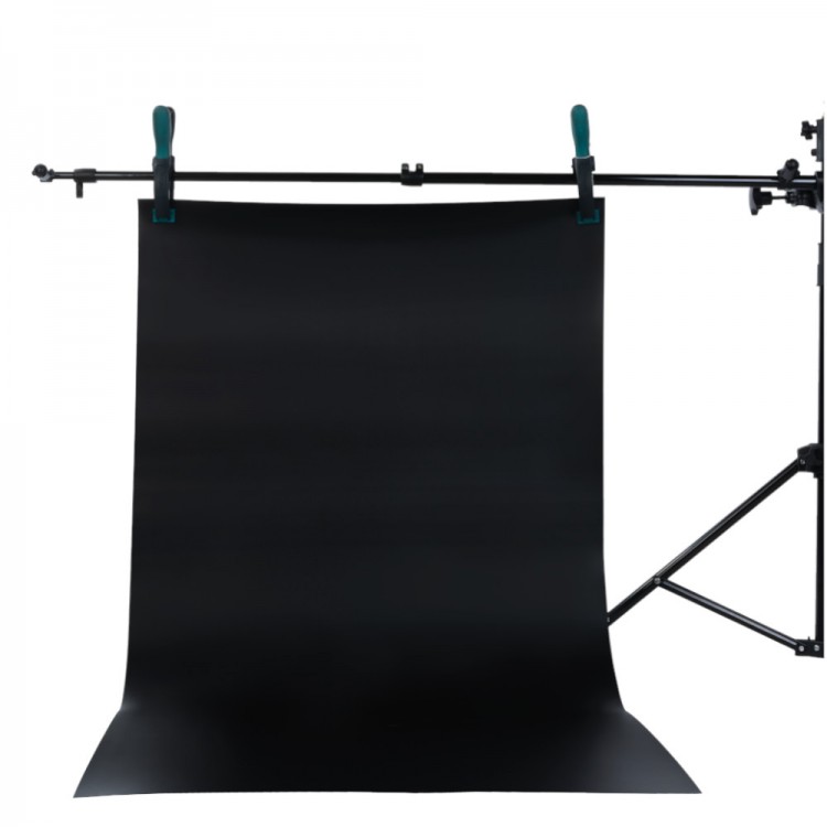 Genesis Gear PVC Photography Backdrop black 70x140cm